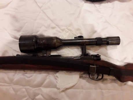 Rifle máuser k98 243 de 1938 en muy buen estado y con todas las piezas originales y con  el mismo número 01