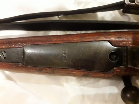 Rifle máuser k98 243 de 1938 en muy buen estado y con todas las piezas originales y con  el mismo número 10