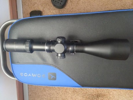 Vendo visor burri x four 3. 12x56 con reticula iluminada, trantamiento multicapa, buen estado, solo marcas 02