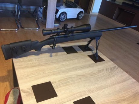Vendo rifle Winchester 70 Stehll II en calibre 308w
Incluye el bipode y la mira Leopold Mark IV 6,5-20*50 00
