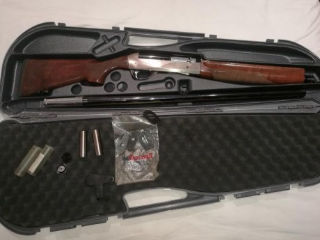 buenas, vendo o cambio, paralela Gamba San Vicent escudete de oro, con choques briley,
culata pistolet 121