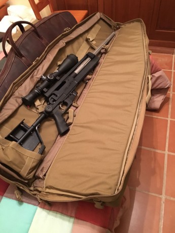 se vende rifle Unique RS1 calibre 308 y visor Deon March X 8-80x56, con bipode, funda AiM,dos culatas, 01