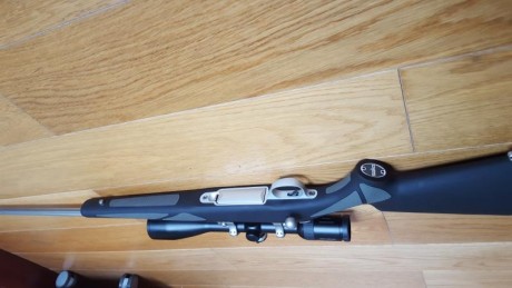 Vendo rifle Sako 85 Finnlight 300 WSM.
Gatillo regulable
Pelo francés
Monturas Optilock stainless de pulgada
Monturas 50