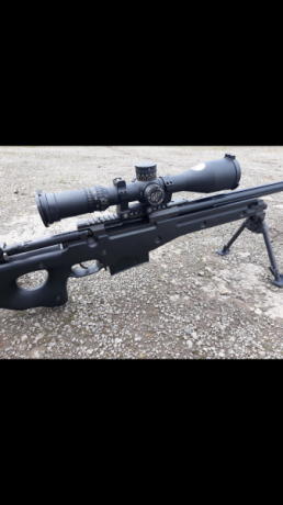 Se vende éste accuracy en calibre 338LM, cañon acanalado,gatillo regulable muy fino,con carril picantiny,bipode 01