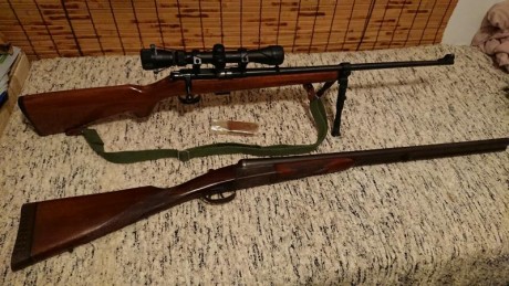  Se vende esta carabina de cerrojo del .22 Magnum con cargador extraible de 5 balas. Se la compre al primer 02