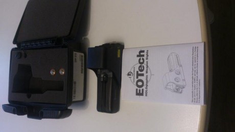 Hola, pongo a la venta este Visor Holográfico, EOTech - 512.A65. está nuevo, lo tenía montado en una carabina 02