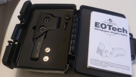Hola, pongo a la venta este Visor Holográfico, EOTech - 512.A65. está nuevo, lo tenía montado en una carabina 00