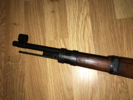 Vendo Máuser KAR 98 K captura yugoslava.

Calibre 8 x 57 mm. El rifle consta de TODAS las piezas.

El 11