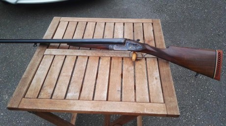 Buenas. Hace poco cayo en mis manos esta escopeta. Es una Arrieta y Cia con la inscripcion en un cañon 31
