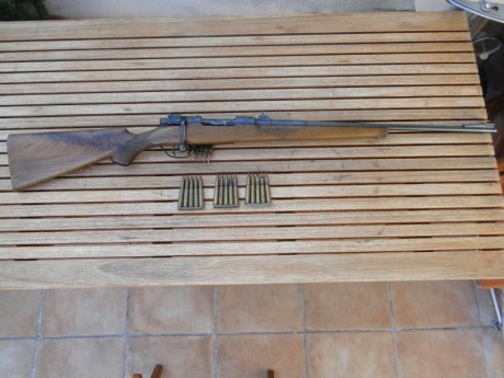 Pongo en venta una carabina Máuser Polaca Modelo K98, fabricada en Varsovia en 1930 y vendida al ejercito 02