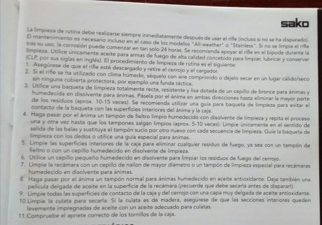 Hola.

Por más q miro y remito el dibujito de las instrucciones del rifle no consigo saber dónde poner 70