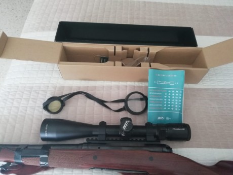   Buenas tardes

Mi hermano vende este visor:

Delta Titanium 2,5-15x50 HD

 Comprado nuevo en armería, 02