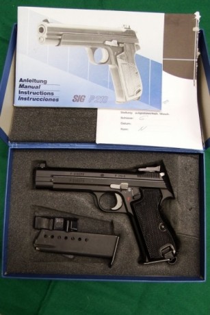 Abro este hilo para los amantes de SIG P210 donde yo me incluyo, para poder mostrar esas joyas.

Y tambien 40