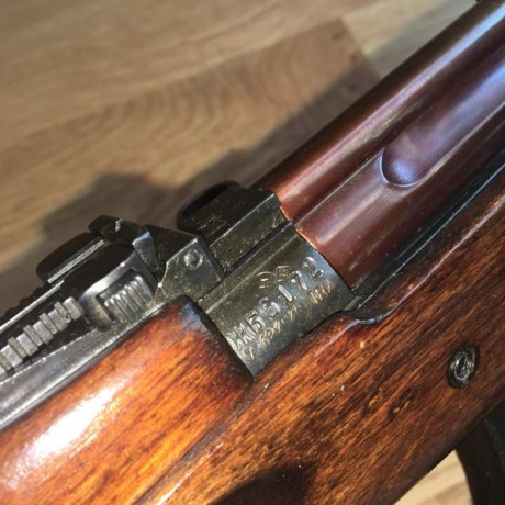 Tokarev SVT-40, año 1941, inmejorable estado.

Calibre 7,62x54R; funcionamiento semiautomático.

Versión 41