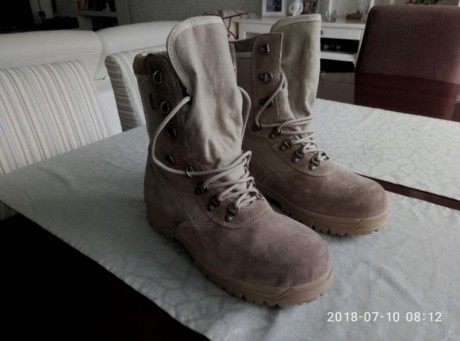 Vendo Botas talla 43, reglamentarias del Ejército del Aire. Completamente nuevas, nunca usadas. Ideales 00