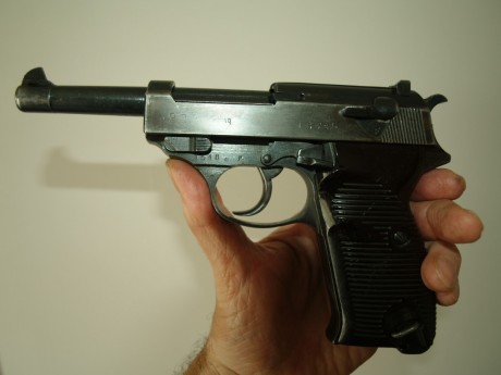 Vendo pistola Walter P-38 toda de Acero en estado de tiro, tira muy bien, para tiradas de pistolas Históricas 02