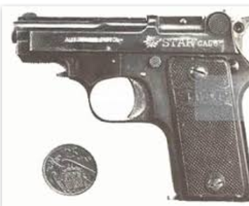 Pues lo anunciado 
Compro un cargador para esa pistola del calibre 6.35. 00