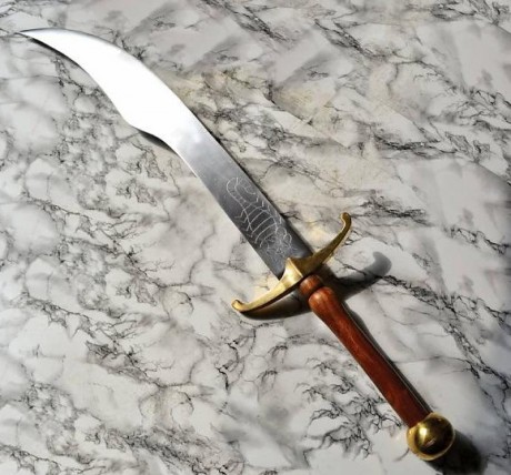 Lote de dos espadas una de combate y otra cimitarra, alta calidad. envio incluido. acepto paypa. (pago 00