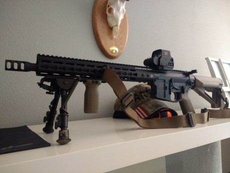 Se vende Astra STG ultimo modelo Keymod.
Cañon de 14,5"
Visor holograico EOtech NV 
Gatillo Geissele 00