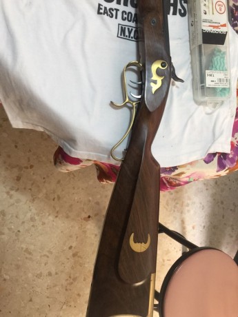 Se vende rifle ardesa del calibre 45, paso 1/20, en buen estado, ha tirado muy poco, con doble disparador 11