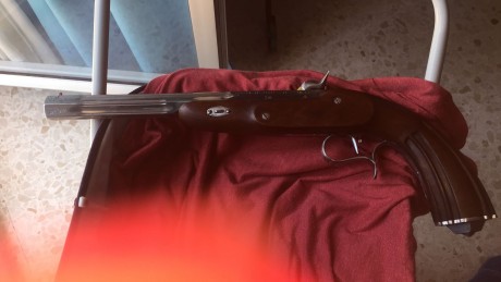 Se vende rifle ardesa del calibre 45, paso 1/20, en buen estado, ha tirado muy poco, con doble disparador 50