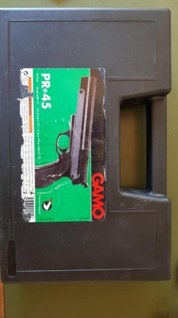 se vende pistola gamo pr 45. Es casi igual a la compact, pero tiene la empuñadura ambidiestra y el gatillo 02