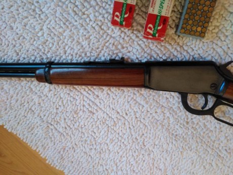 Vendo carabina de palanca Winchester calibre 22 LR. Buen estado, pocos tiros. Guiada en E
300 €. 01