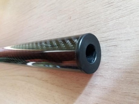 Buenos dias....vendo moderador de carbono para Kalibr Cricket....con conos de aluminio....impecable....reduce 02