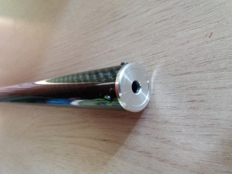 Buenos dias....vendo moderador de carbono para Kalibr Cricket....con conos de aluminio....impecable....reduce 01