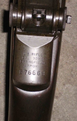 VENDIDO  Garand M1 calibre 30.06    de Springfield Armory con varios clips de 8 y 2 cartuchos   en buen 00
