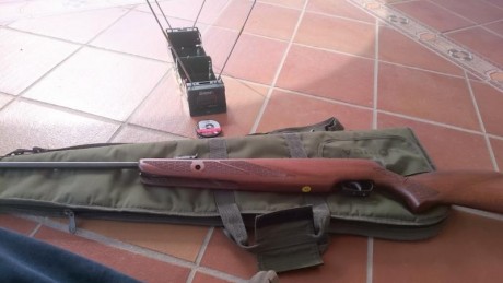 Hoy he tenido ocasion de probar esta carabina magnum.GAMO la anuncia como lo mejor que produce ,ademas 110