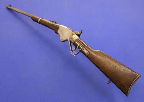 A very nice US Spencer Repeating Saddle Ring Carbine, M 1865, number 2730, caliber .50, length 94 cm, 02