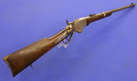 A very nice US Spencer Repeating Saddle Ring Carbine, M 1865, number 2730, caliber .50, length 94 cm, 01