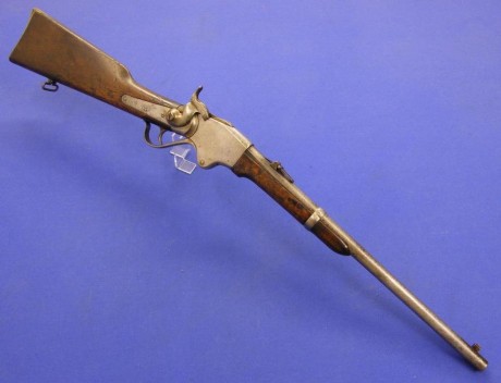 A very nice US Spencer Repeating Saddle Ring Carbine, M 1865, number 2730, caliber .50, length 94 cm, 00