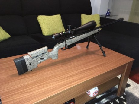 Vendo Bergara B14 HMR 24” calibre 308win con visor Sightron SIII 10-50x60. Rifle nuevo de este año, visor 01