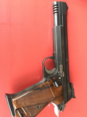 Vendo Pistola Sig P210-5 Target, 
La cambie por un rifle hace tiempo y no la uso. Tiene 20 disparos conmigo. 01