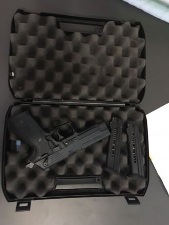 Hola, vendo una pistola sig sauer mosquito cal. 22, y armero grado 3, todo 550€, se encuentra en Toledo, 01