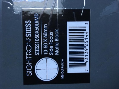 Vendo Bergara B14 HMR 24” calibre 308win con visor Sightron SIII 10-50x60. Rifle nuevo de este año, visor 120