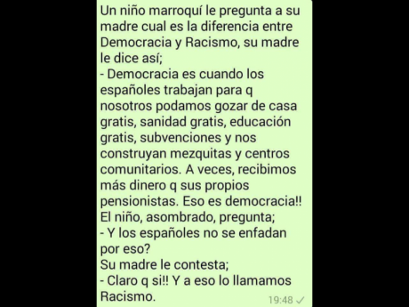 Pues eso, que muchos derechos para los inmigrantes, mientras pisotean a los nuestros y el Presidente de 100
