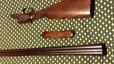 se vende escopeta paralela Aya nº 117 con 71 cm de cañon con 3* y 1*, exupulsora y como nueva, se vende 00