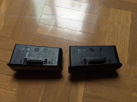 Vendo dos cargadores para mannlincher sbs 96 prácticamente nuevos.

Uno metálico, el que viene con los 01