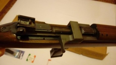  VENDIDA Vendo Carabina M1 de 9PB. de cuerpo de madera fabricada por Chiappa con tres cargadores dos de 12