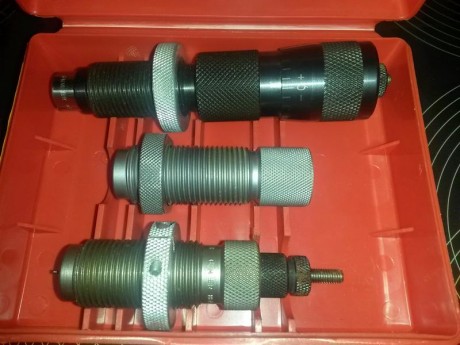 Vendo dies Forster 6mm BR. ultra die set, con coloca proyectiles micrométrico.
**Vendidos** 00