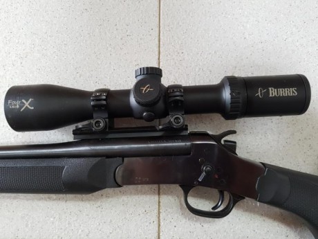 Monotiro Rossi calibre 308 W con visor Burris 1'5 - 6 x 42 y monturas desmontables. Color negro sintético. 00