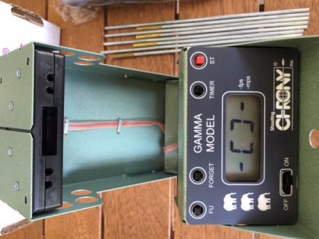 Vendo Chrony modelo Gamma nuevo.
Solo abierto para comprobar componentes y funcionamiento.
Precio 175 00