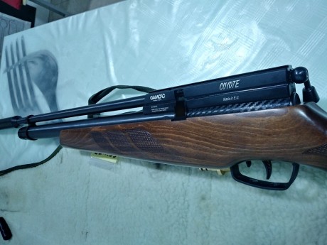 Pues eso , vendo mi gamo coyote con la culata de la buccaneer que me gustaba mas .
Es del calibre 5,5 120