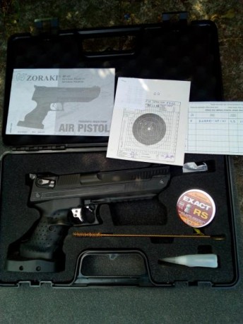 Hola, pongo a la venta estas dos pistolas de 4,5 mm .
La Feinwerkbau lp 65  210 euros y la Zoraki hp 01 51