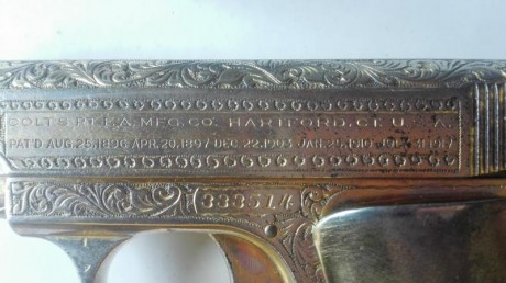Buenas Noches, les presento esta hermosa COLT automotica calibre 25 "modelo 1908 creo?" perteneciente 11