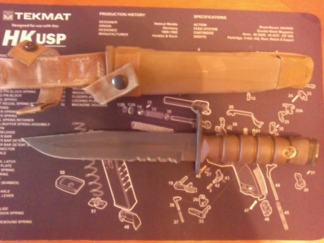 Vendo bayoneta OKC3S de uso actual en el USMC y completamente nueva.

Incluyo envío a la península!!

 00