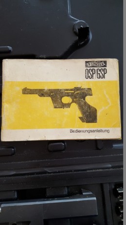 Por retirada del tiro, Vendo pistola WALTHER-GSP - MOD OSP 22 CORTO - 22 LARGO Y 32. Está en perfecto 21